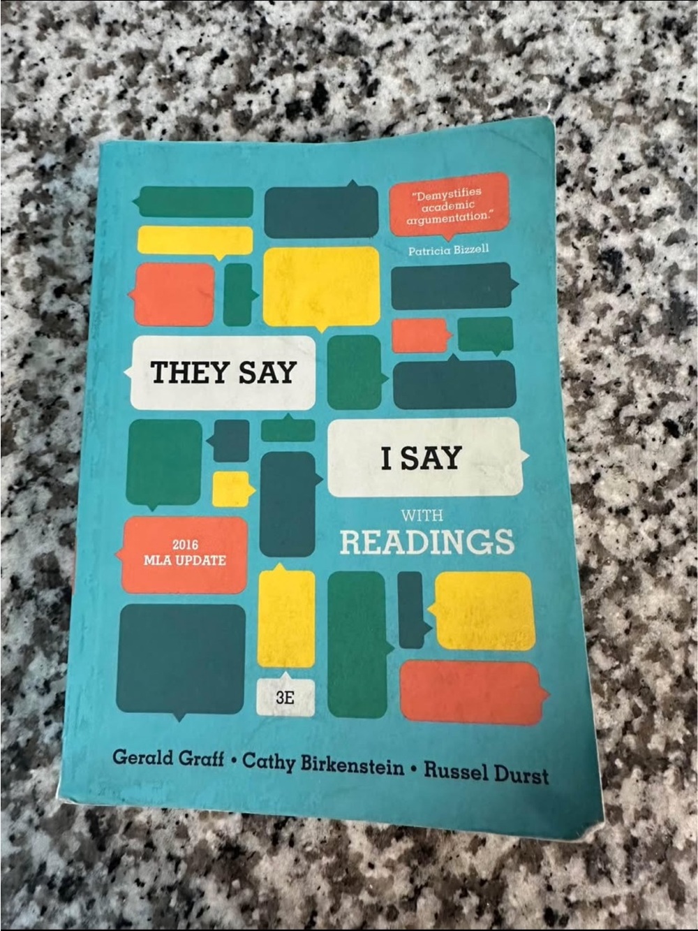 They Say I Say With Readings 3rd Edition Textbook